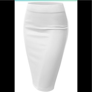 Women’s Stretchy Mid Length Pencil Skirt